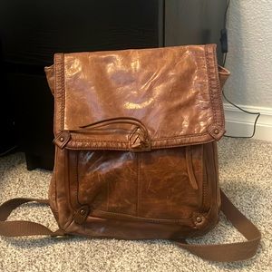 SAC leather backpack